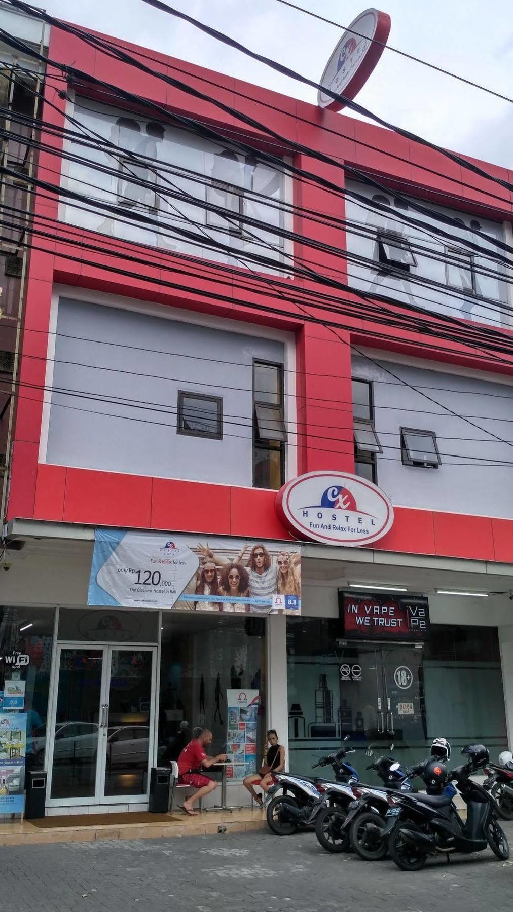 Cx Hostel Kuta Raya Dış mekan fotoğraf